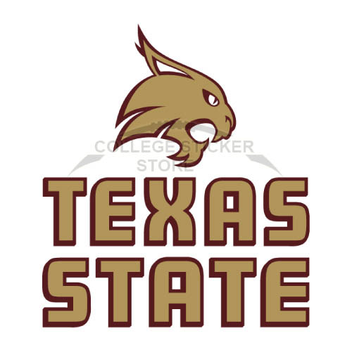 Diy Texas State Bobcats Iron-on Transfers (Wall Stickers)NO.6551